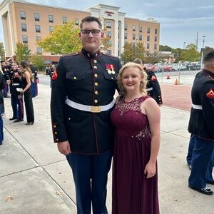 T.J.Maxx Burgundy Gown